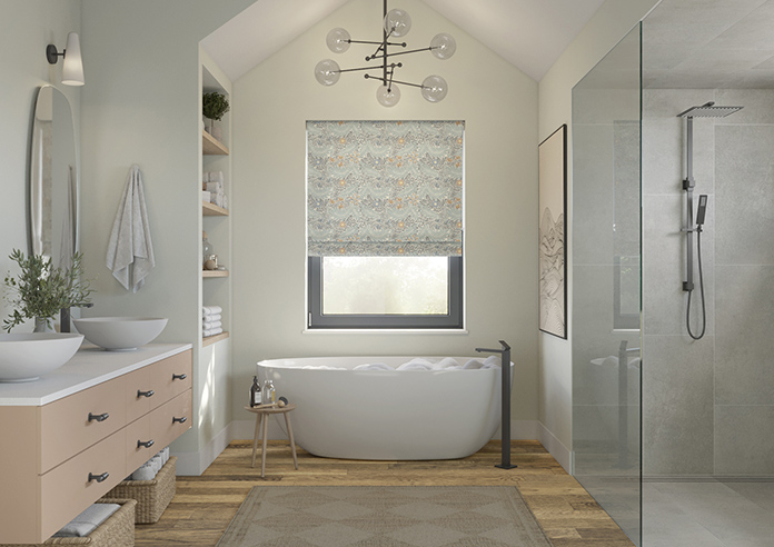 William Morris Larkspur, Woad - Roman Blind - Image 3